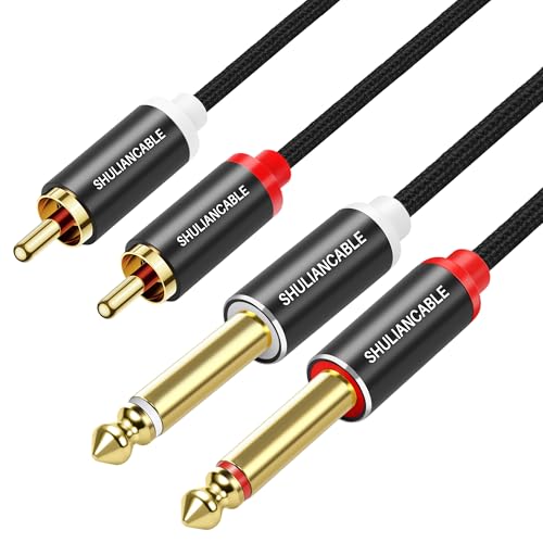 RITAO CHAN公式アカウント06PHILIPS RCAオーディオ Amazon.co.jp: SHULIANCABLE 1/4 to RCAケーブル、2X6.35mm TS to